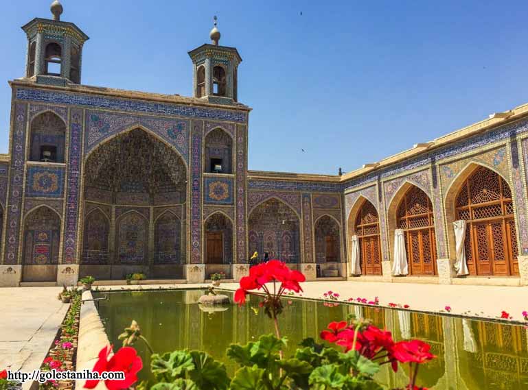 دیدنی های شیراز مسجد صورتی