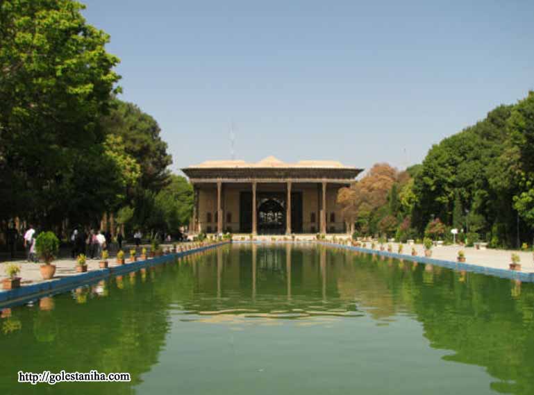 باغهای ایرانی : کاخ چهلستون ، اصفهان