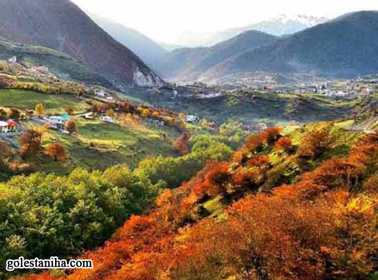آب گرم لاویج، استان مازندران : غوغای طبیعت پاییز